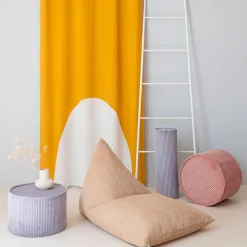 Clearance Wigiwama Grand pouf Brown Sugar velours côtelé