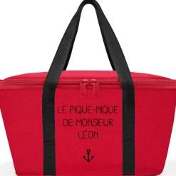 Grand sac isotherme rouge (personnalisable)|Les Griottes Online