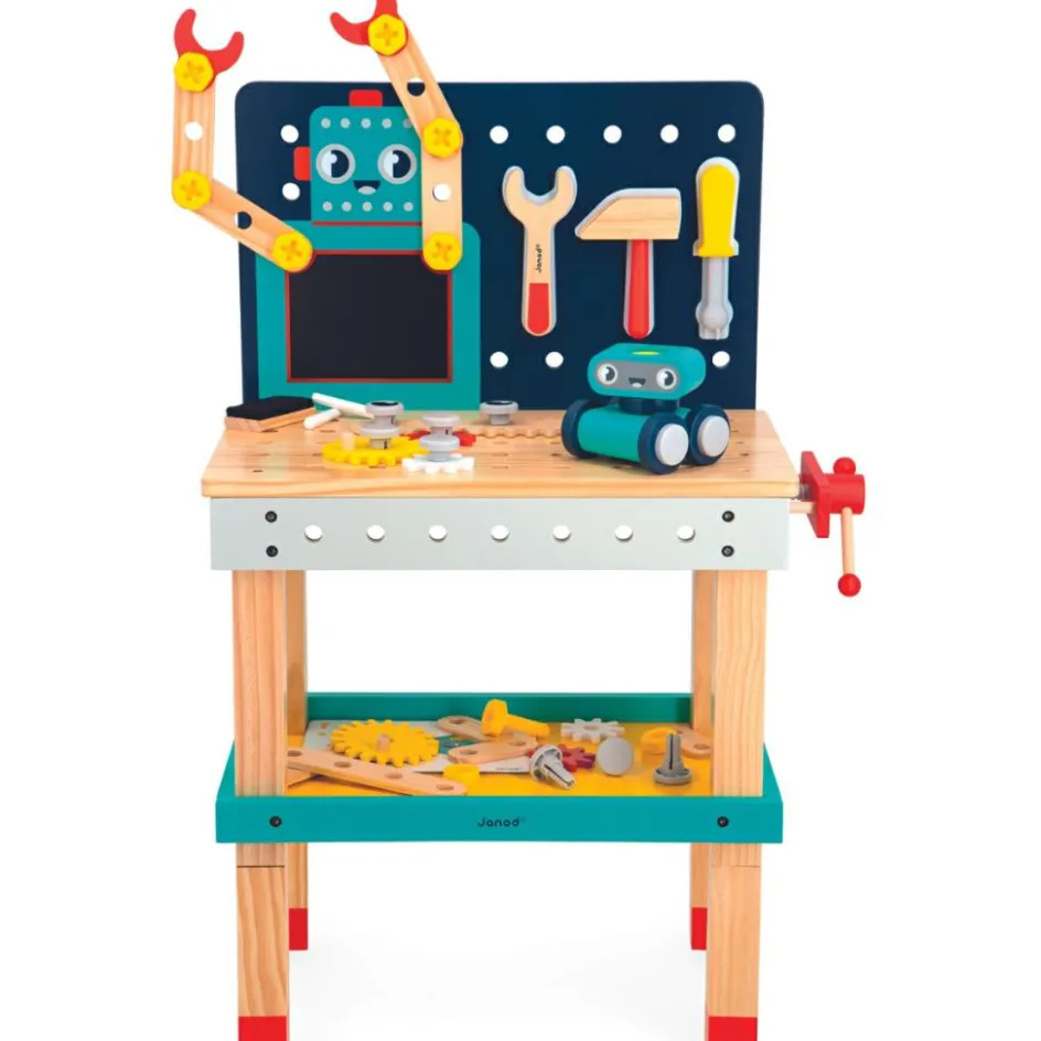Grand établi Brico'kids robot (51 pièces)|Janod