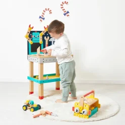 Grand établi Brico'kids robot (51 pièces)|Janod