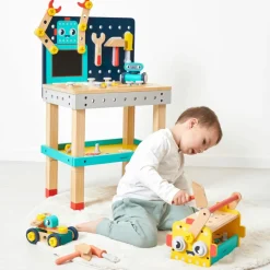 Grand établi Brico'kids robot (51 pièces)|Janod