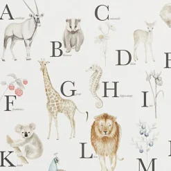 Grande affiche A2 Alphabet animaux|Cam Cam Copenhagen Clearance