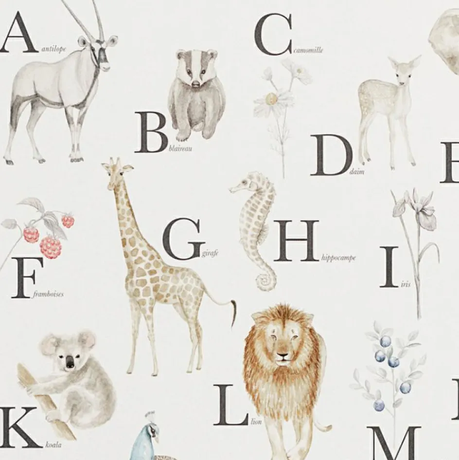 Grande affiche A2 Alphabet animaux|Cam Cam Copenhagen Clearance