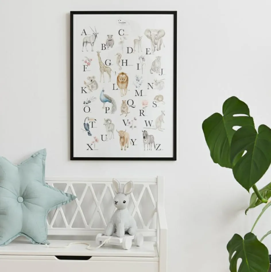 Grande affiche A2 Alphabet animaux|Cam Cam Copenhagen Clearance