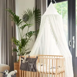 Grande flèche de lit blanche (pour ciel de lit 245 cm)|Jollein Outlet