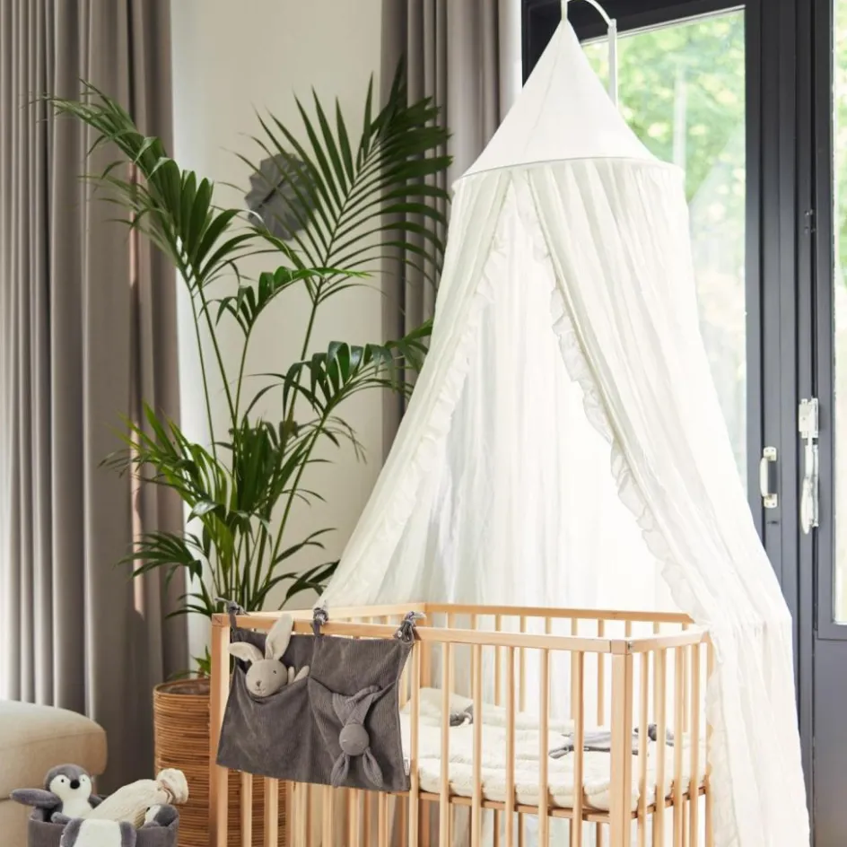 Grande flèche de lit blanche (pour ciel de lit 245 cm)|Jollein Outlet