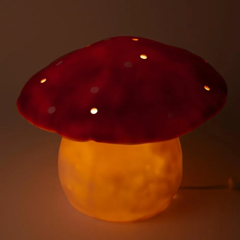 Sale Egmont Toys Grande lampe veilleuse champignon Brique Rouge