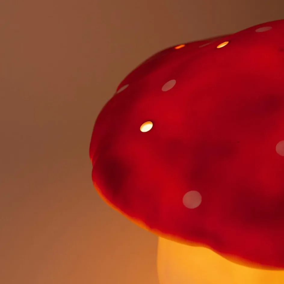 Sale Egmont Toys Grande lampe veilleuse champignon Brique Rouge