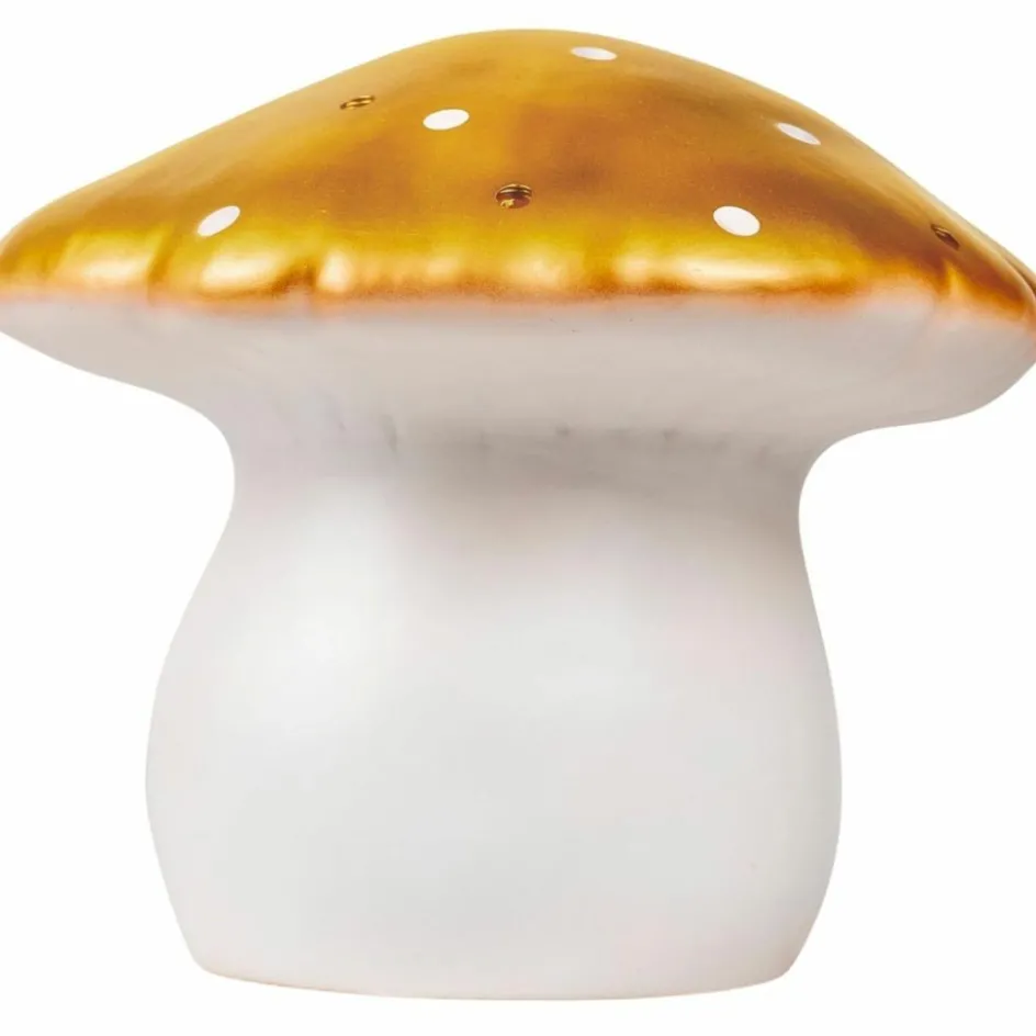 Grande lampe veilleuse champignon Doré|Egmont Toys New