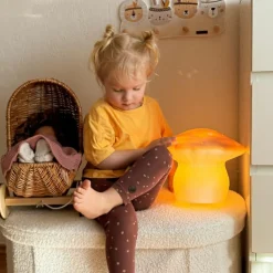Grande lampe veilleuse champignon Doré|Egmont Toys New