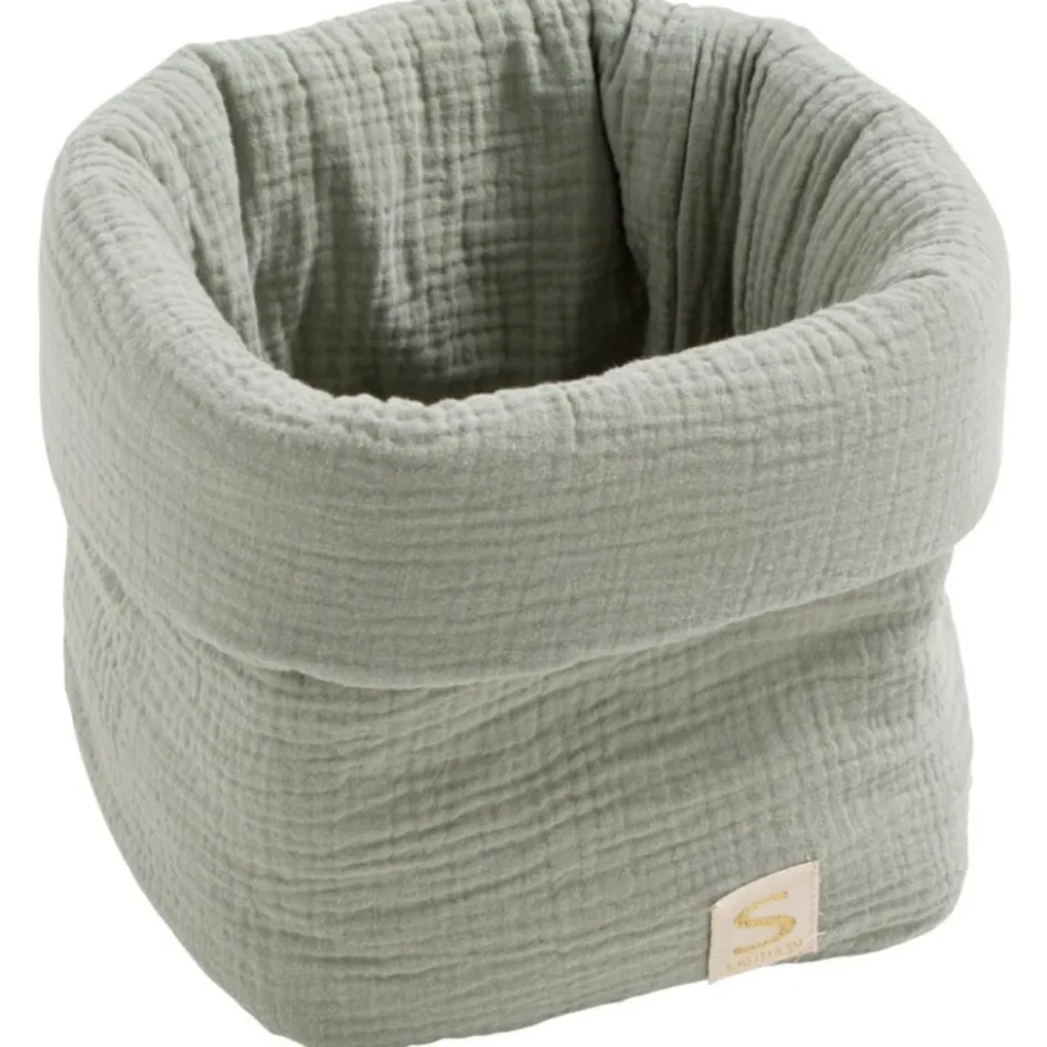 Grande panière de toilette Sauge|Sauthon Online