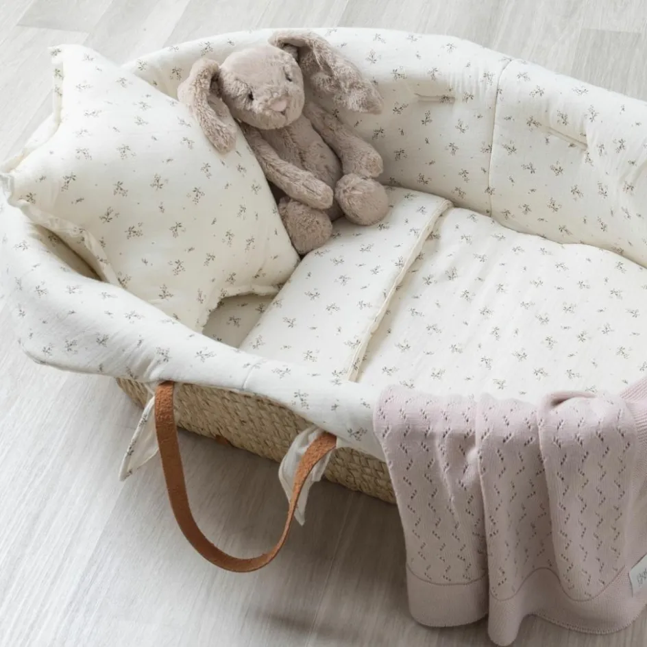 Habillage pour couffin Little Cloud Roseberry|Babyshower Discount