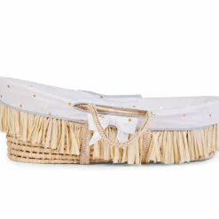 Habillage pour couffin pois dorés|Childhome Online