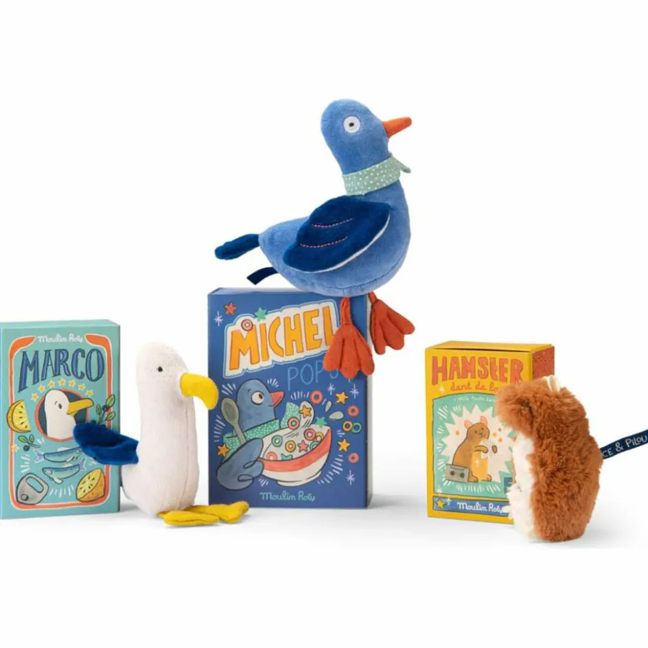 Sale Moulin Roty Hamster dent de lait Puce et Pilou