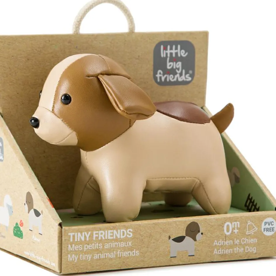 Clearance Little Big Friends Hochet Adrien le Chien Tiny Friends