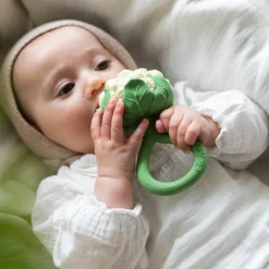Online Oli & Carol Hochet anneau de dentition 2 en 1 chou-fleur