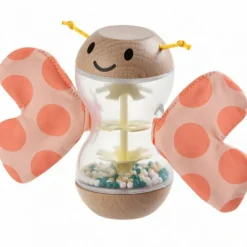 Hape Hochet bâton de pluie papillon rose (16 x 11 cm)