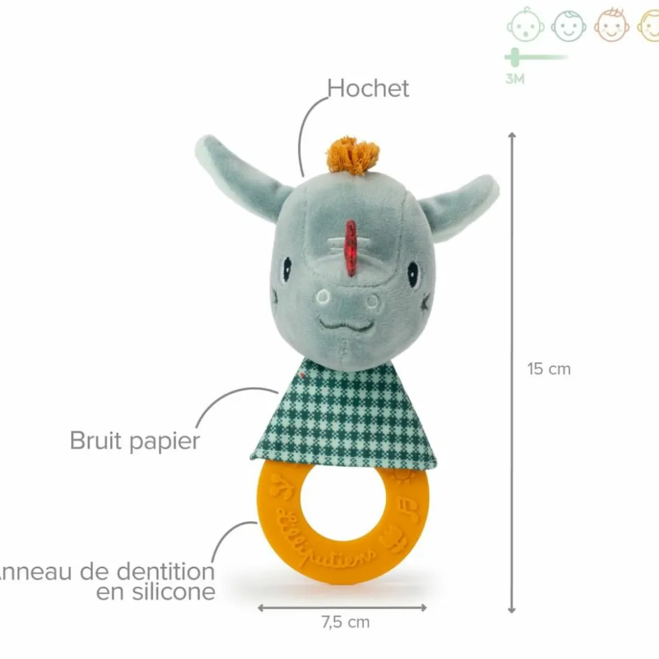 Hochet de dentition Joe|Lilliputiens Discount