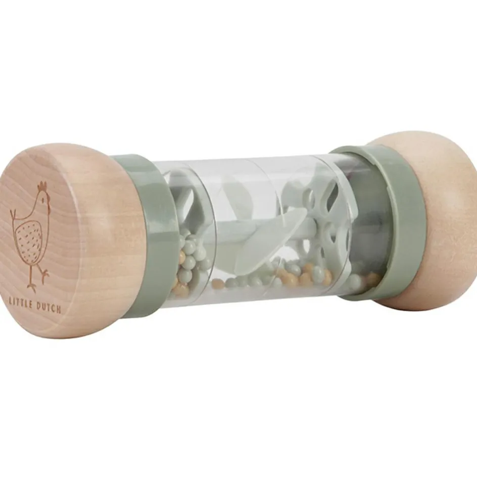 Hochet de pluie en bois Little Farm|Little Dutch