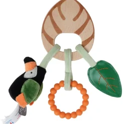 Clearance Little Big Friends Hochet en bois Jungle