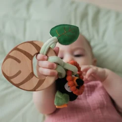 Clearance Little Big Friends Hochet en bois Jungle