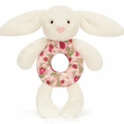 Best Jellycat Hochet Lapin en fleurs Crème (18 cm)