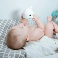 Hochet peluche lumineux baleine Shakie|Pabobo