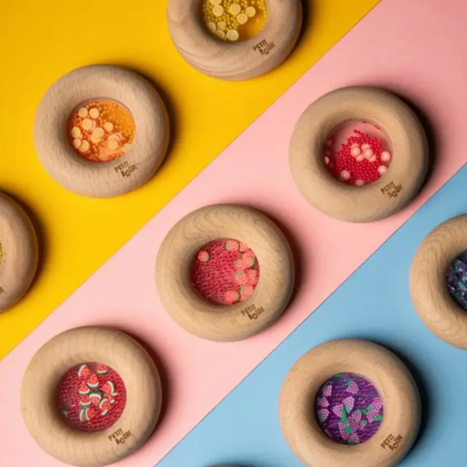 Hochet sensoriel Sensory Donut oranges|Petit Boum Online