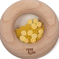 Best Petit Boum Hochet sensoriel Sensory Donut citrons