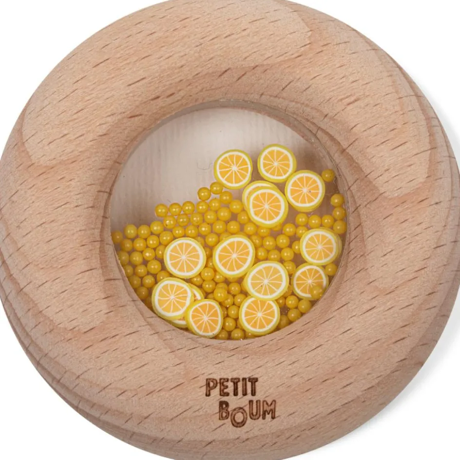 Best Petit Boum Hochet sensoriel Sensory Donut citrons