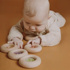 Best Petit Boum Hochet sensoriel Sensory Donut citrons