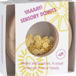 Best Petit Boum Hochet sensoriel Sensory Donut citrons