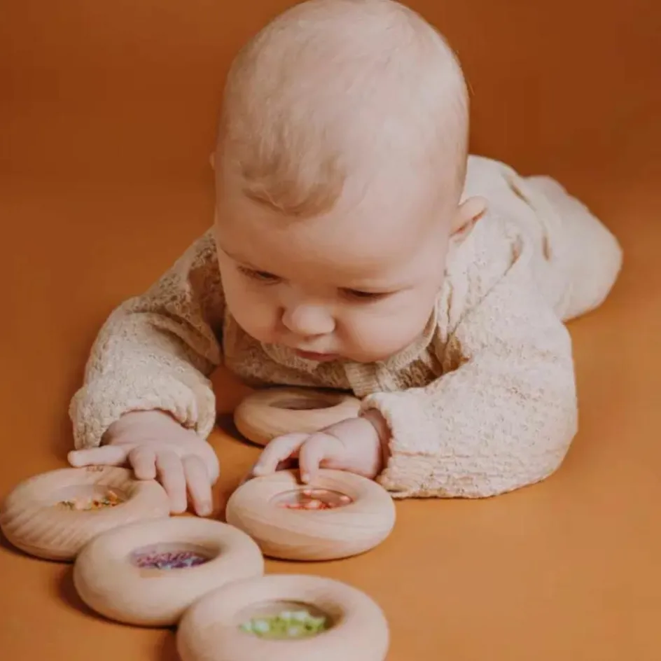 Hochet sensoriel Sensory Donut tomates|Petit Boum Clearance
