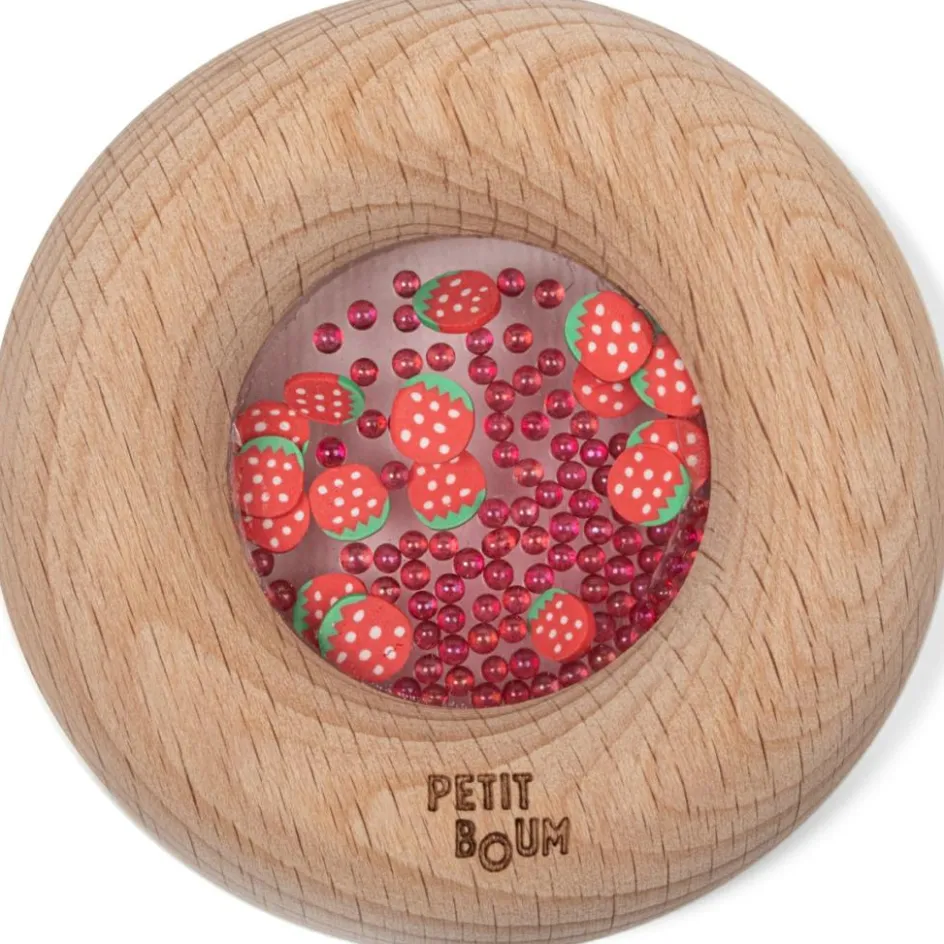 Hochet sensoriel Sensory Donut fraises|Petit Boum Hot
