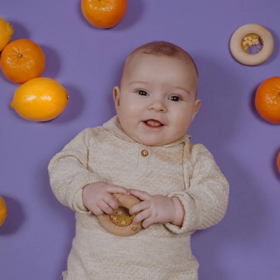 Hochet sensoriel Sensory Donut carottes|Petit Boum Hot