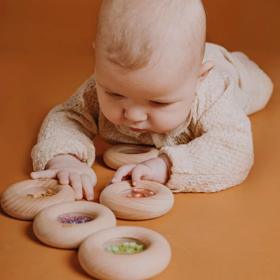 Hochet sensoriel Sensory Donut carottes|Petit Boum Hot