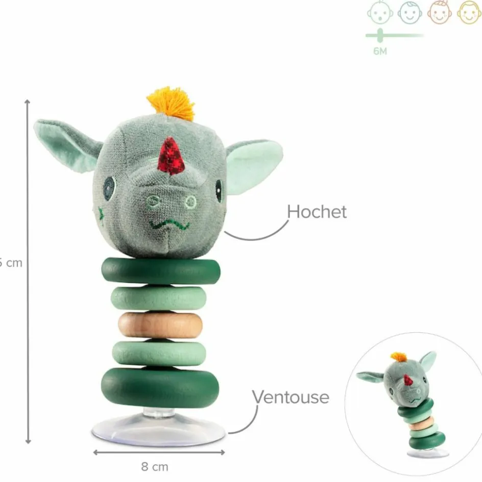 Discount Lilliputiens Hochet swing à ventouse Joe (15 cm)