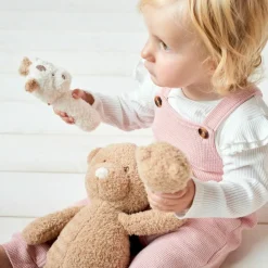 New Nattou Hochet Teddy Girafe Ecru