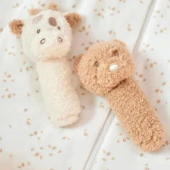 New Nattou Hochet Teddy Girafe Ecru