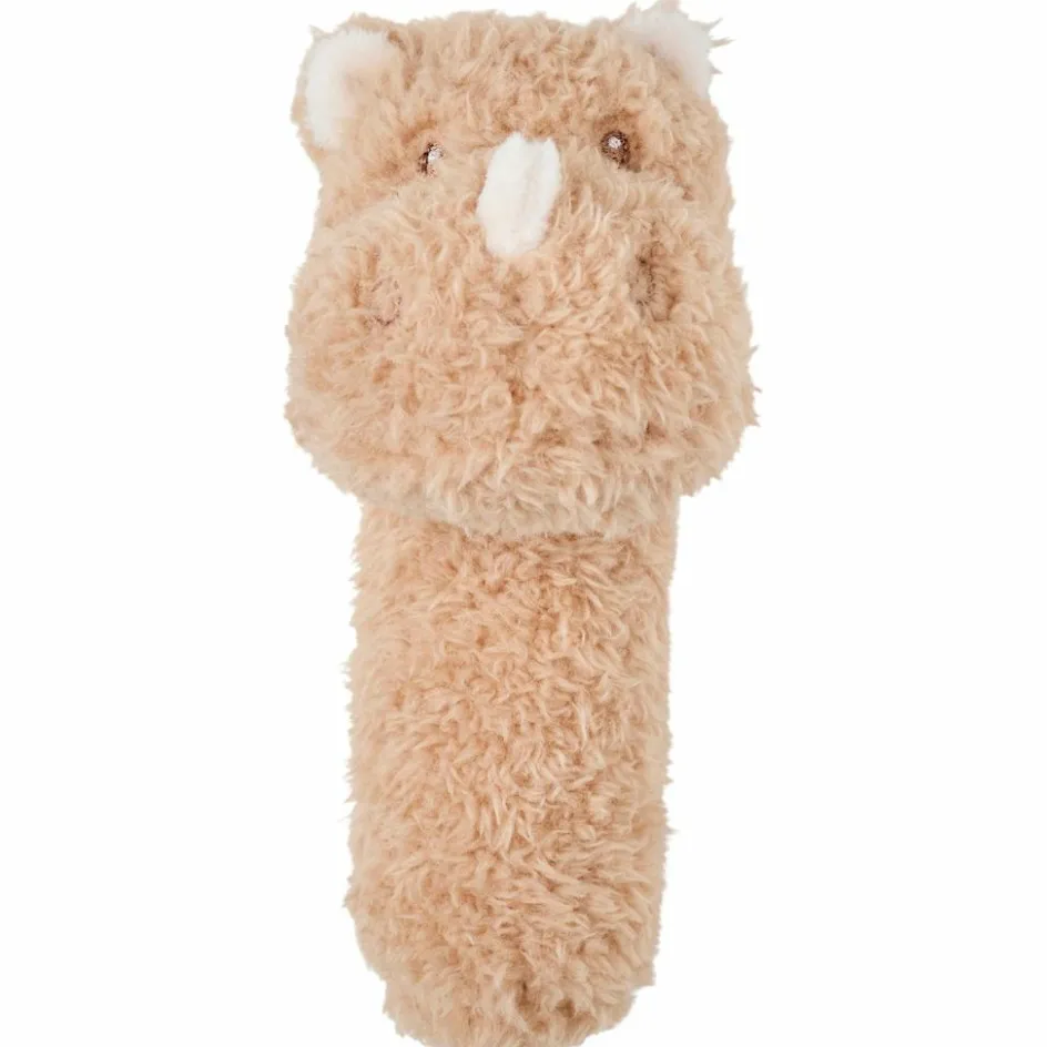 New Nattou Hochet Teddy Rhino Caramel