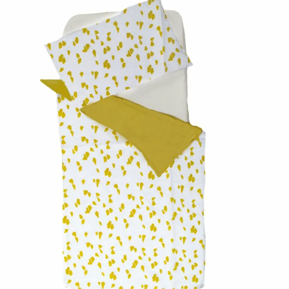 Housse de couette + taie d'oreiller Honey Moon (100 x 140 cm)|Domiva