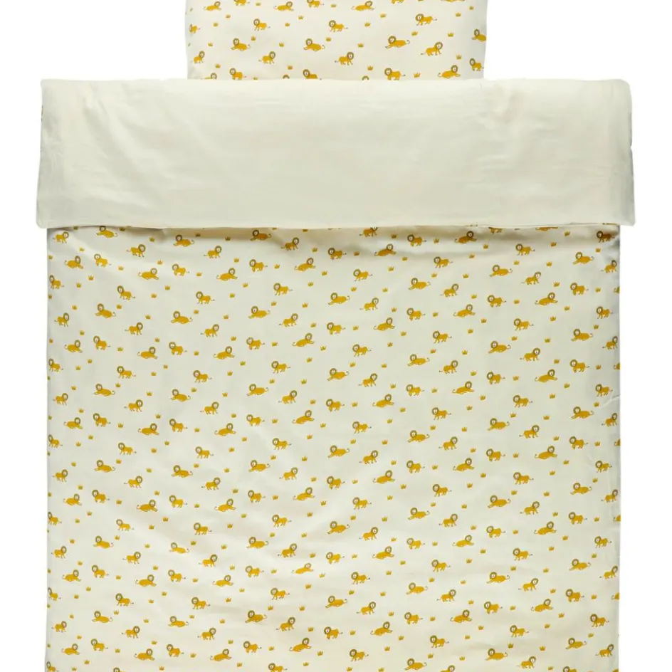 Best Trixie Housse de couette + taie d'oreiller Lively Lion (100 x 140 cm)