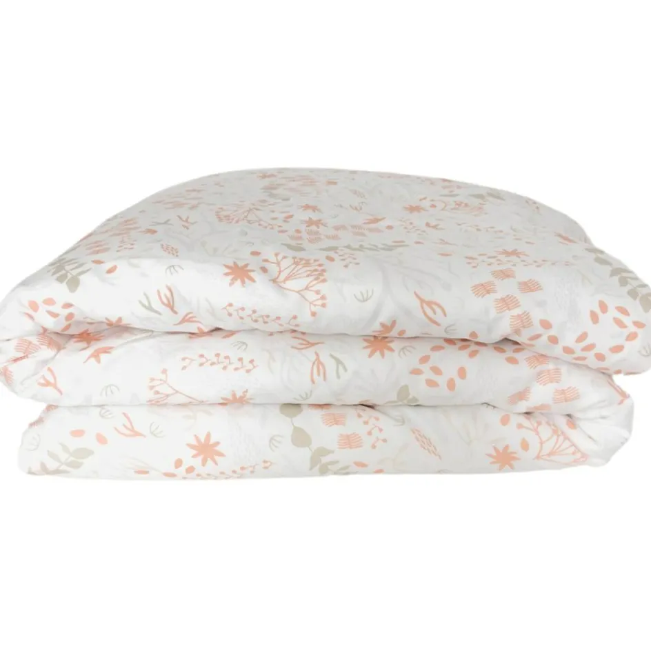 Outlet Kadolis Housse de couette en coton bio Yukari Peach (100 x 140 cm)