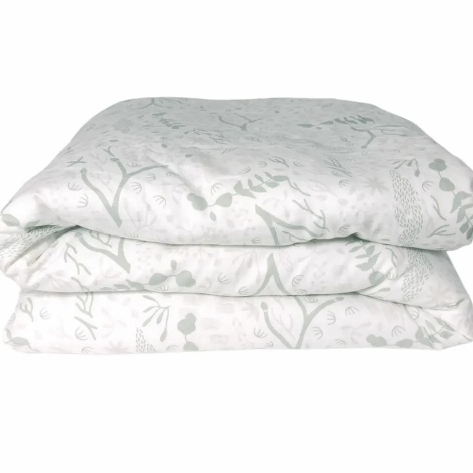 Discount Kadolis Housse de couette en coton bio Yukari Tilleul (75 x 120 cm)