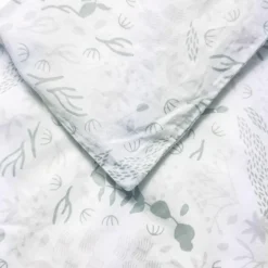 Discount Kadolis Housse de couette en coton bio Yukari Tilleul (75 x 120 cm)