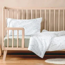 Housse de couette en coton bio Yukari Tilleul (100 x 140 cm)|Kadolis