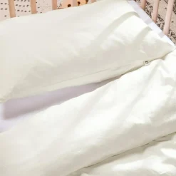 Clearance Kadolis Housse de couette pur coton Ecru (100 x 140 cm)