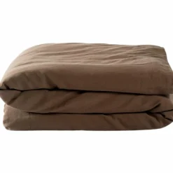 Clearance Kadolis Housse de couette Satin Brun (100 x 140 cm)