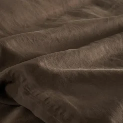 Hot Kadolis Housse de couette Satin Brun (75 x 120 cm)