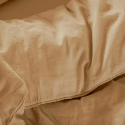 Housse de couette satin de coton bio Ambre (100 x 140 cm)|Kadolis